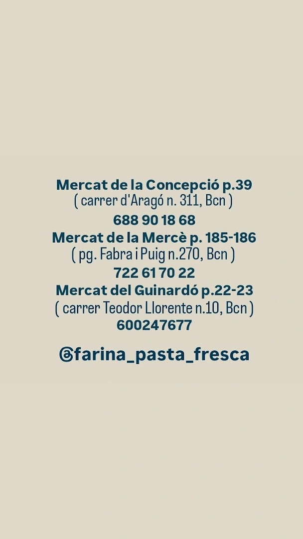 Farina pasta fresca Eixample · Fotos 7